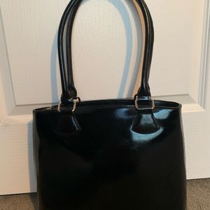 Black Danier Structured Nandbag